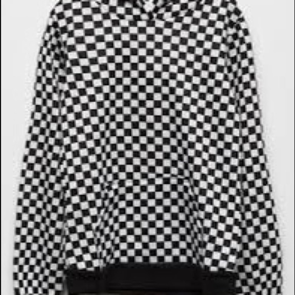 tillys checkered board hoodie
